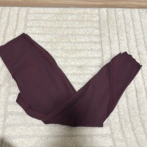 Lululemon Scalloped Wunder Under Leggings 25”